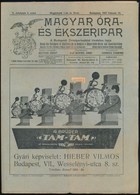 1927 Magyar Óra-, és Ékszeripar. V. évf. 4. Sz. 1927. Február 15. Szerk.: Schwarz Zsigmond. Papírkötés,61-80 P. - Non Classificati