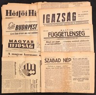 1956 Vegyes 1956-os Folyóirat Tétel, 15 Db, Közte: Népakarat I. évf. 3. Sz.;Magyar Honvéd I. évf. 6. ,8. Sz.; Igazság. I - Zonder Classificatie