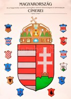 Magyarország és A Társországok Címerei 50x60 Cm - Sonstige & Ohne Zuordnung