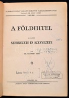 Dr. Mennyey Géza: A Földhitel. II. Kötet: Szerkezete és Szervezete. Darányi Ignác Agrártudományi Társaság Kiadványai 3.  - Non Classés