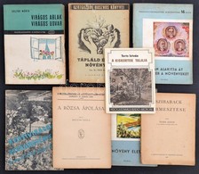 Vegyes Kertészeti Könyvtétel, 8 Db: 
Horn János: Őszibarack Termesztése. Növényvédelem és Kertészet Könyvtára. Bp.,1937, - Ohne Zuordnung