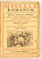 Missale Romanum Ex Decreto Sacrosancti Concilii Tridentini Restitutum S. Pii V. Pontificis Maximi Jussu Editum Clementis - Unclassified