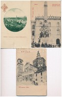 ** * 65 Db RÉGI Olasz Városképes Lap / 65 Pre-1945 Italian Town-view Postcards - Non Classificati
