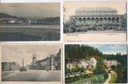 ** * 42 Db RÉGI Cseh Városképes Lap / 42 Pre-1945 Czech Town-view Postcards - Unclassified