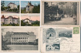 ** * 4 Db RÉGI Burgenlandi Városképes Lap: Nagymarton, Kismarton, Léka, Savanyúkút / 4 Pre-1945 Burgenland Town-view Pos - Non Classificati