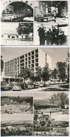 ** * 51 Db MODERN Magyar Fekete-fehér Városképes Lap / 51 Modern Black And White Hungarian Town-view Postcards - Ohne Zuordnung