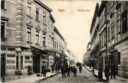 T2/T3 1910 Győr, Király Utca, Hotel Bárány Szálloda, üzletek (EK) - Ohne Zuordnung