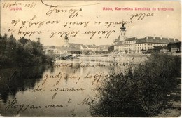 T2/T3 1905 Győr, Rába Folyó, Karmelita Rendház és Templom - Ohne Zuordnung