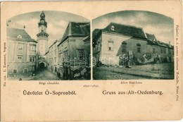 ** T2/T3 Sopron, Ó-Sopron; Régi Városháza 1600-1892, Tűzotony / Altes Rathhaus (EK) - Non Classificati