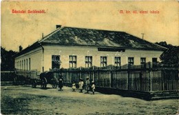 T2/T3 1908 Bethlen, Beclean;  M. Kir. állami Elemi Iskola. W. L. 1895. / Elementary School (EK) - Ohne Zuordnung