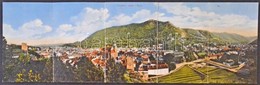 ** T2/T3 Brassó, Kronstadt, Brasov; Öt-lapos Kihajtható Panorámalap / 5-tiled Folding Panoramacard (Rb) - Non Classificati