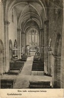 T2/T3 1914 Gyulafehérvár, Alba Iulia; Római Katolikus Székesegyház, Belső. Kiadja Schäser Ferenc / Cathedral Interior (E - Non Classificati