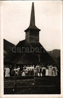 T2/T3 1941 Kolozstótfalu, Tótfalu, Tauti; Görögkatolikus Fatemplom / Greek Catholic Wooden Church. Photo - Non Classificati