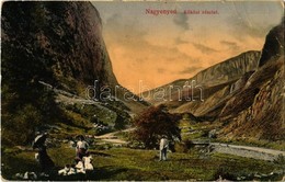 T3 1916 Nagyenyed, Aiud; Kőközi Részlet. Kiadja Földes Ede / Cheile Valisoarei / Rock Gorge (EB) - Non Classificati