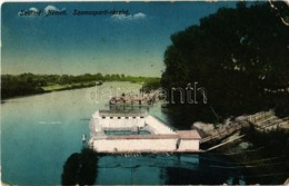 T3 1918 Szatmárnémeti, Szatmár, Satu Mare;  Szamos Folyó Partja, Uszoda / Somes Riverbank, Swimming Pool (EK) - Non Classificati