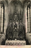 * T3 1912 Szatmárnémeti, Szatmár, Satu Mare; Jézus Szíve Oltára A Szatmári Kálvárián. Scherling Antal Fényképész / Altar - Non Classificati