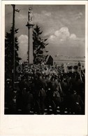 T1/T2 1938 Ipolyság, Sahy; Bevonulás, Első Tábori Mise / Entry Of The Hungarian Troops, First Field Mass + '1938 Ipolysá - Zonder Classificatie