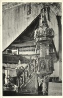 T2 Késmárk, Kezmarok; Evangélikus Fa Templom, Belső / Wooden Church Interior - Non Classificati