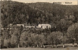 T2 1915 Kisszeben, Zeben, Sabinov; Kénfürdő. Kiadja Stehr Gusztáv. D. K. F. E. / Schwefel Bad / Sulfur Spa, Bathing Hall - Unclassified