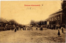 T2/T3 1915 Kisvárad, Maly Varad, Nitriansky Hrádok; Utcakép Falubeliekkel. W. L. 373. / Street View With Villagers - Unclassified