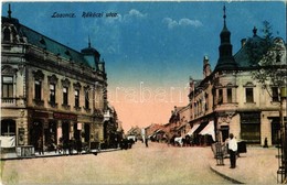 T2/T3 1918 Losonc, Lucenec; Rákóczi Utca, Redlinger Ignác, Hammermüller Ignác üzlete / Street View, Shops (EK) - Non Classificati