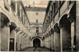T2/T3 1914 Lőcse, Levoca; Thurzó Ház Udvara / Courtyard (EK) - Non Classificati
