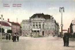 * T2 Pozsony, Pressburg, Bratislava; Városi Színház, Villamos / Theatre With Tram - Non Classificati