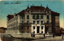 T3 1917 Zsolna, Sillein, Zilina; Állami Főreáliskola / State School (ragasztónyom / Glue Marks) - Non Classificati