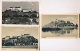 ** Munkács, Mukacheve, Mukacevo; Vár / Castle - 3 Db Régi Képeslap / 3 Pre-1945 Postcards - Non Classés