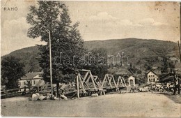 T2/T3 1908 Rahó, Rakhiv (Máramaros); Fahíd, Vasútállomás / Wooden Bridge, Railway Station  (EK) - Zonder Classificatie