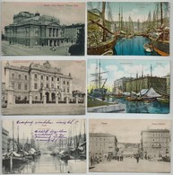 ** * Fiume, Rijeka; 9 Db Régi Képeslap / 9 Pre-1945 Postcards - Ohne Zuordnung