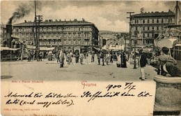 ** T2 1900 Fiume, Rijeka; Molo E Piazza Adamich, Grand Hotel Europe - Non Classificati