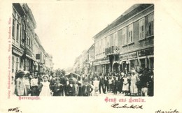 T2 1899 Zimony, Zemun; Úri Utca, Herrengasse, Verlag Buchhandlung Kercsevits / Street - Ohne Zuordnung