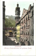 T2 Innsbruck, Herzog Friedrichstrasse Mit Goldenem Dachl. Purger & Co. 891. / Street View, Golden Roof - Non Classés