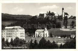 T2/T3 Neuhaus, Neuhaus Im Wienerwald; Burg Neuhaus, Curhotel D'Orange. P. Ledermann / Castle, Church, Spa Hotel, Villa ( - Unclassified