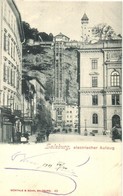 * T2 1903 Salzburg, Elektrischer Aufzug, Gasthaus / Electric Lift, Inn. Würthle & Sohn 55. - Ohne Zuordnung