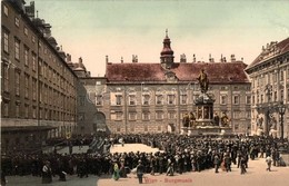 * T2/T3 Vienna, Wien I. K. K. Hofburg Mit Burgmusik / Castle, Music Band, Crowd (Rb) - Non Classificati