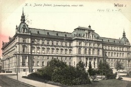 T2/T3 Vienna, Wien I. K. K. Justiz Palast, Schmerlingplatz. K. Ledermann 195 A / Palace Of Justice (EK) - Non Classés