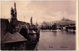 ** T1/T2 Praha, Prag, Prague; Karlsbrücke. Photobrom No. 54. / Karluv Most / Charles Bridge - Non Classificati