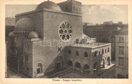 ** T3 Trieste, Tempio Israelitico / Synagogue. Judaica (tear) - Non Classificati