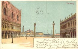 T2 1899 Venice, Venedig, Venezia; Litho S: Geiger R. - Ohne Zuordnung