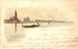 T2 1899 Venice, Venedig, Venezia; S. Giorgio, S. Maria, Meissner & Buch 'Venedig' 12 Künstler-Postkarten Serie 1011. Lit - Ohne Zuordnung