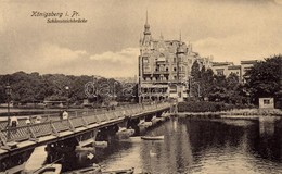 * T1/T2 Kaliningrad, Königsberg I. Pr.; Schlossteichbrücke / Castle Park - Ohne Zuordnung