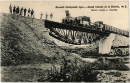 ** T1 1905 Siberia, Grand Chemin / West Siberian Railway Bridge Over The Ushayku River, Locomotive - Non Classificati