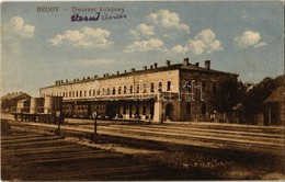 T2/T3 1916 Brody, Dworzec Kolejowy / Bahnhof / Railway Station + 'K.u.K. Infanterieregiment V. Hindenburg No. 68.' (EK) - Sin Clasificación