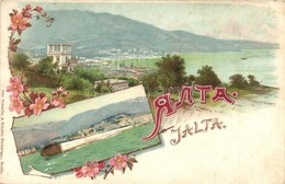 ** T2 Yalta, Jalta; Art Nouveau, Floral, Litho - Sin Clasificación