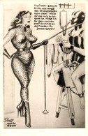 ** T2 Steffi Und Ihr Gatte / BDSM Erotic Lesbian Art Postcard - Zonder Classificatie