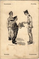 * T2/T3 Kommission / Bizottság / Austro-Hungarian Navy K.u.K. Kriegsmarine Humorous Mariner Art Postcard. C.F. P. Nr. 21 - Zonder Classificatie