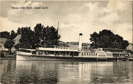 ** T2/T3 Josef Carl Lapátkerekes Gőzhajó / Hungarian Passenger Steamship (apró Szakadás / Tiny Tear) - Ohne Zuordnung