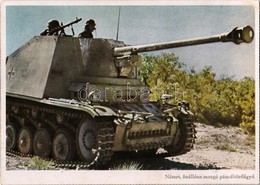 ** T1/T2 Német önállóan Mozgó Páncéltörő ágyú. Wahner Haditudósító Felvétele / WWII German Military, Tank Destroyer. Rep - Unclassified